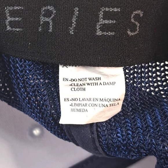 PGA Tour Pro Series SnapBack Trucker Golf Hat Embroidered Cap White/Blue Mesh - Picture 7 of 7